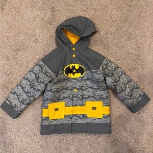 Western Chief Gray and Yellow Hooded Jacket